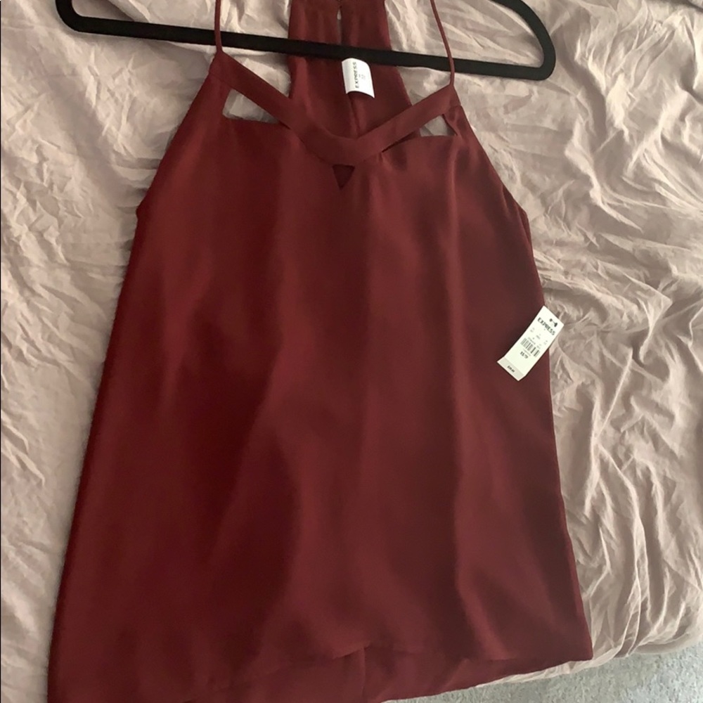 Gorgeous maroon tank top